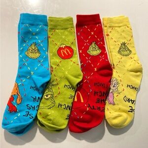 McDonald’s Grinch Socks - Set of Four